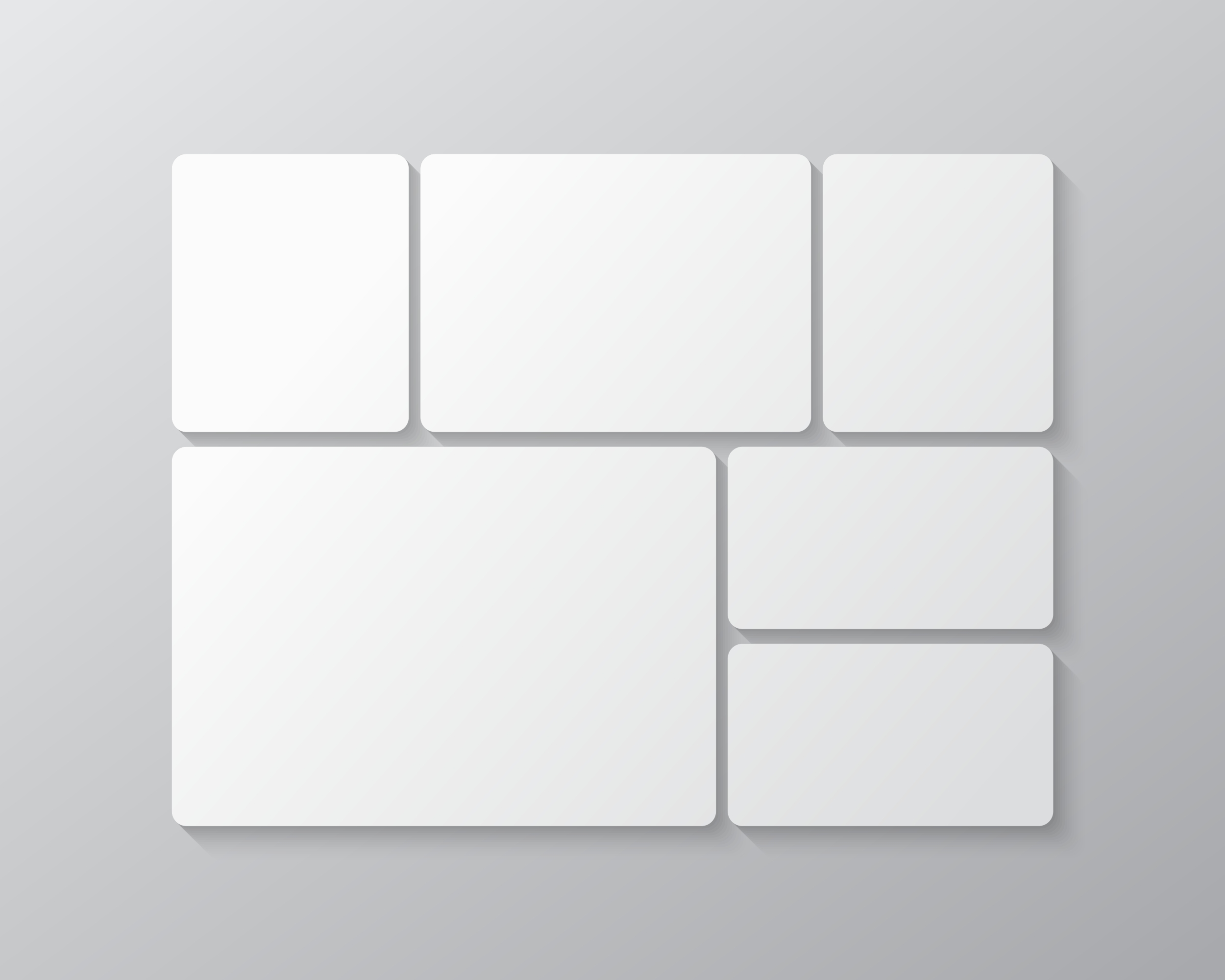 Template,Collage,Of,Six,Frames,,Photos,,Pictures,,Illustrations,,Images.,Vector